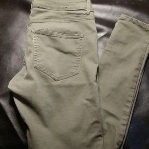 Olive Green Skinny Jeans
